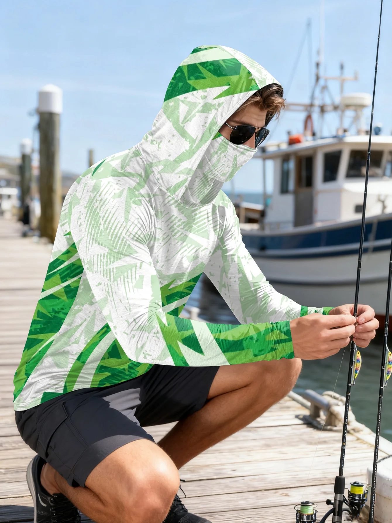 Мужская рубашка для рыбалки с  – обзор и цена Outdoor Hunting Prints