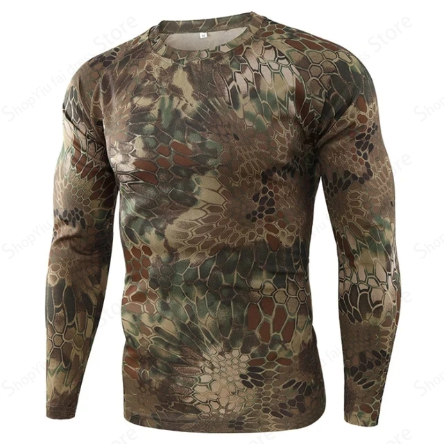 Мужская футболка с длинным рук – обзор и цена Outdoor Hunting Prints
