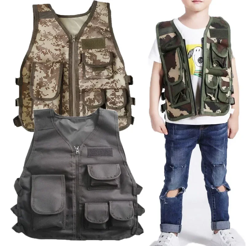 Детский тактический жилет, кам – обзор и цена Outdoor Hunting Games For Kids